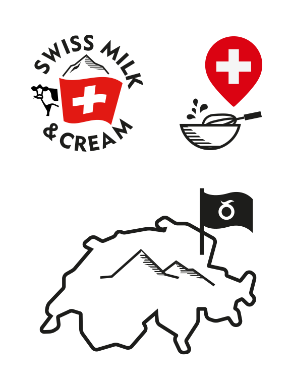 Swissmilk, care and location map